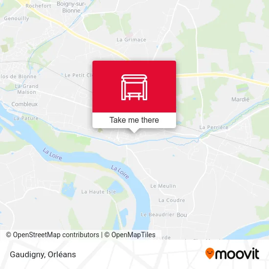 Gaudigny map