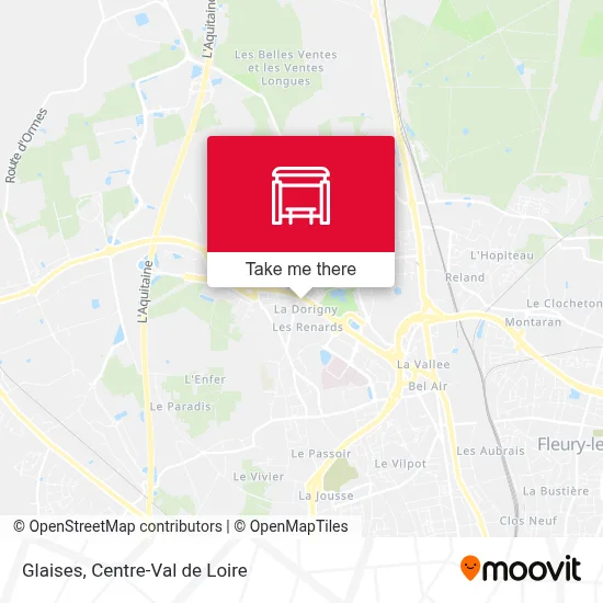 Glaises map