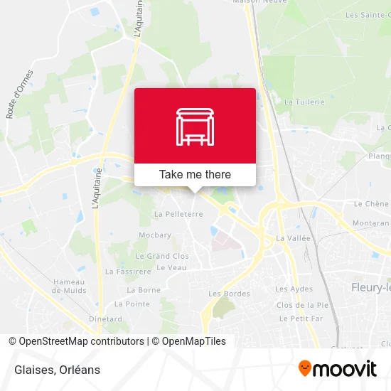 Glaises map