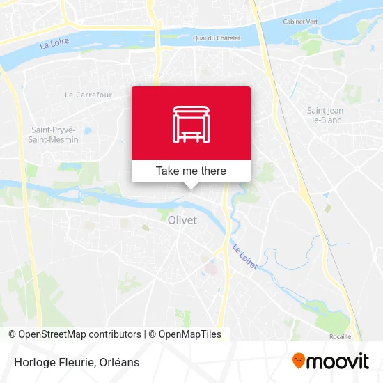 Horloge Fleurie map