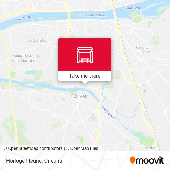 Horloge Fleurie map