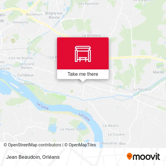 Jean Beaudoin map