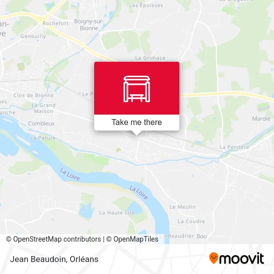 Jean Beaudoin map