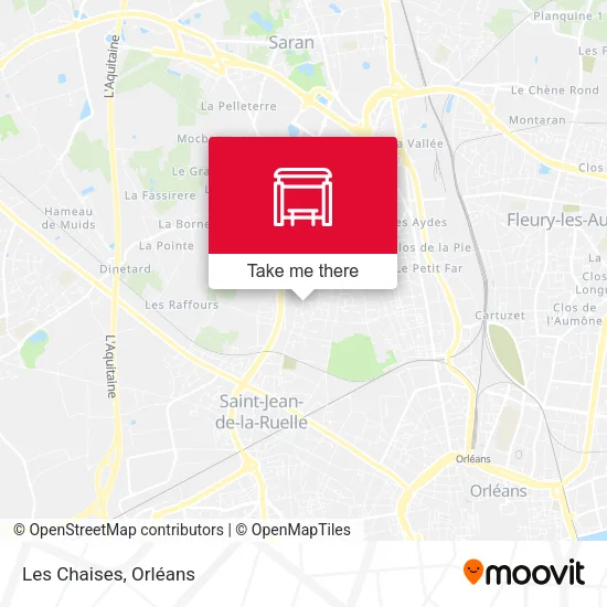 Les Chaises map