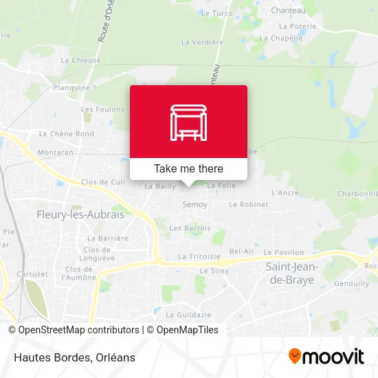 Hautes Bordes map