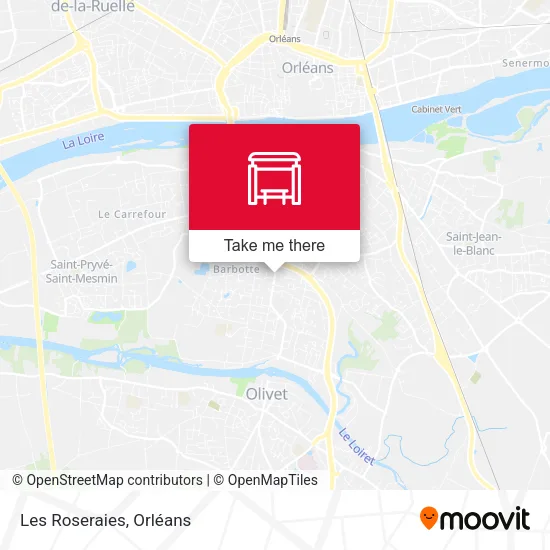 Les Roseraies map