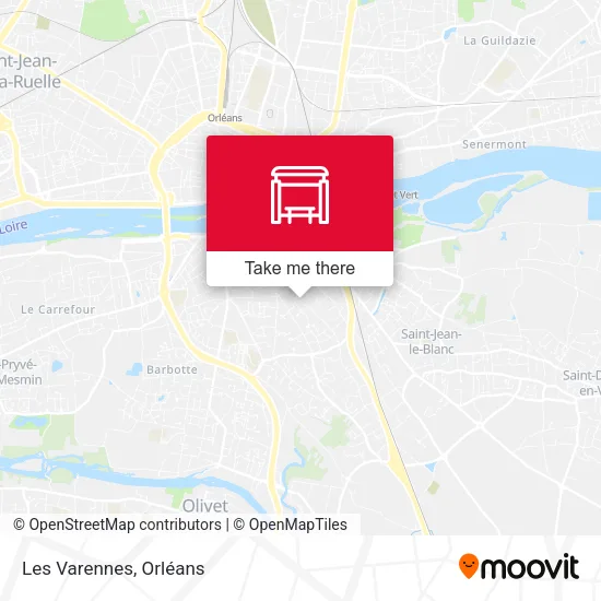 Les Varennes map