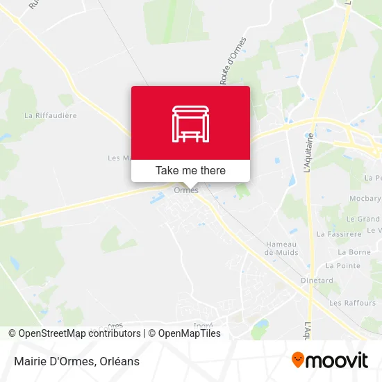 Mairie D'Ormes map