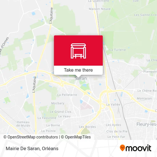 Mairie De Saran map