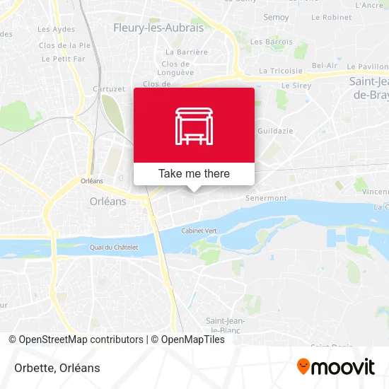 Orbette map