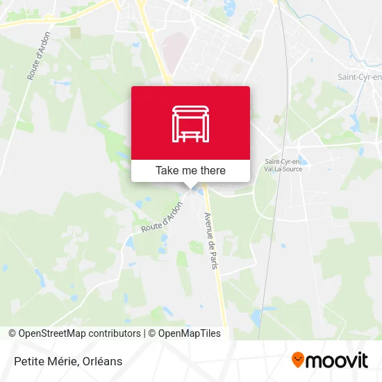 Petite Mérie map