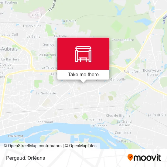 Pergaud map