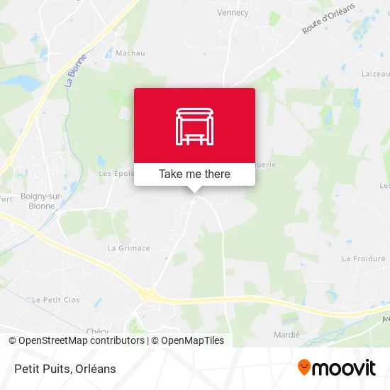 Petit Puits map