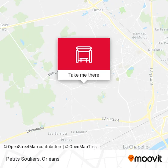 Petits Souliers map