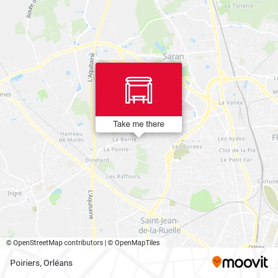 Poiriers map