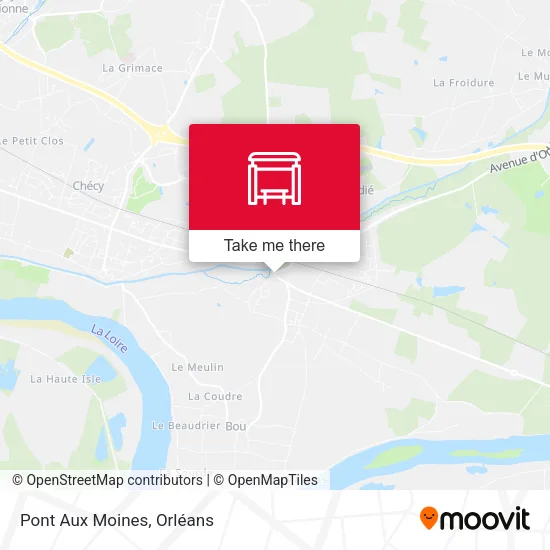Pont Aux Moines map