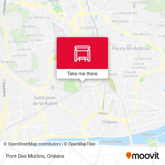 Pont Des Murlins map