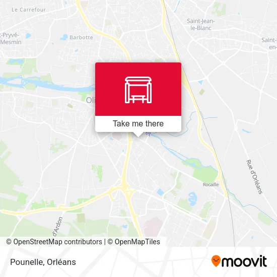 Pounelle map