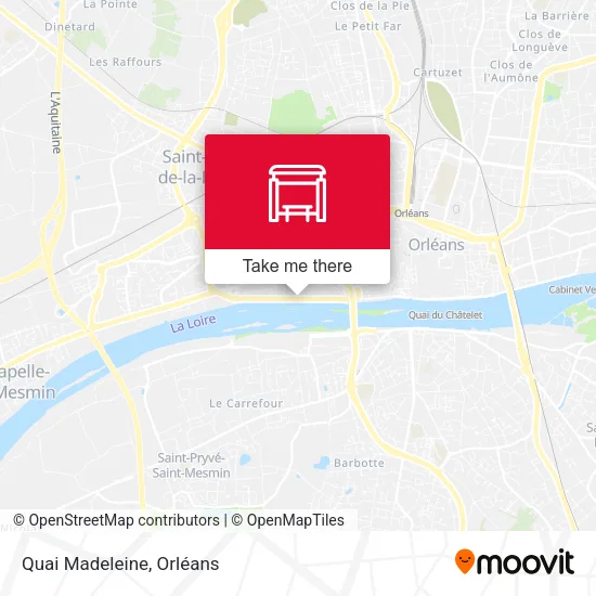 Quai Madeleine map