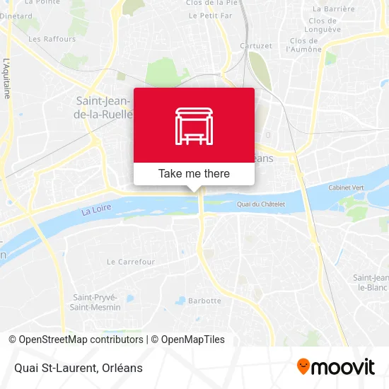 Quai St-Laurent map