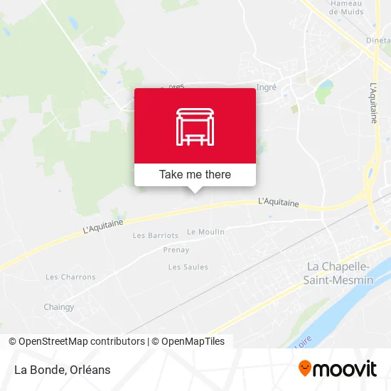 La Bonde map