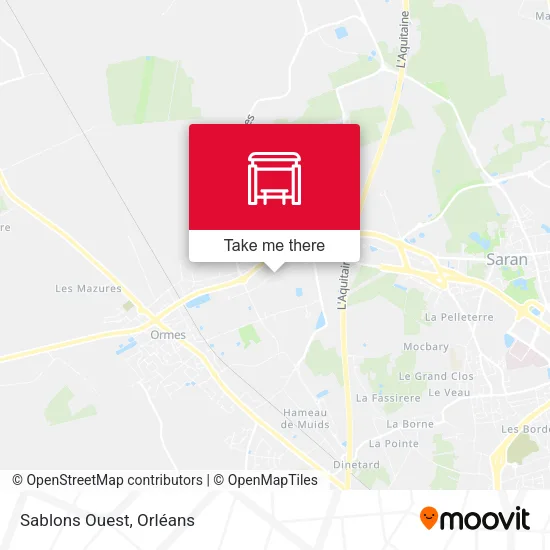 Sablons Ouest map