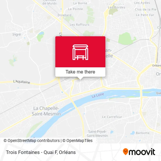 Trois Fontaines - Quai F map