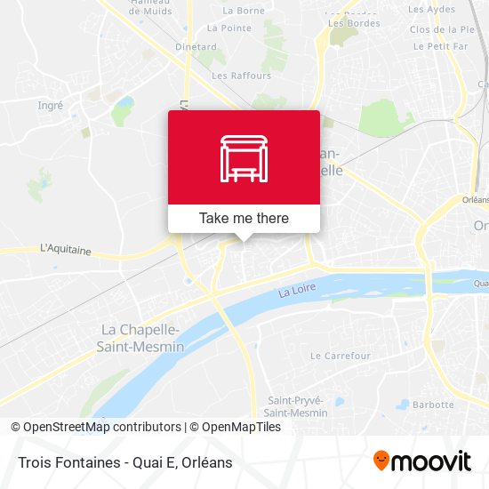 Trois Fontaines - Quai E map