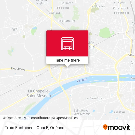 Trois Fontaines - Quai E map