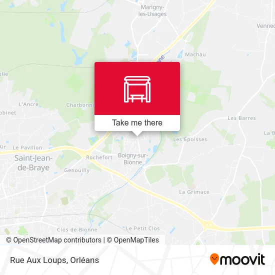 Rue Aux Loups map