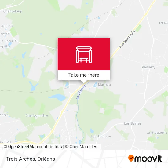 Trois Arches map