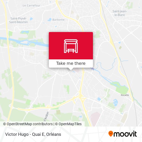 Victor Hugo - Quai E map