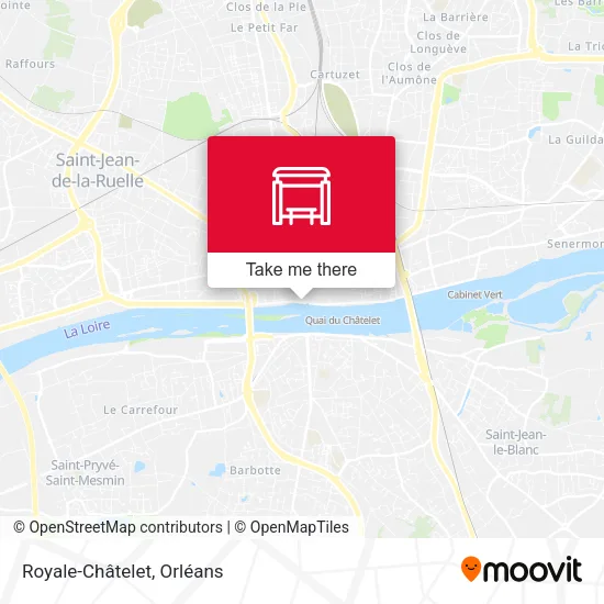 Royale-Châtelet map
