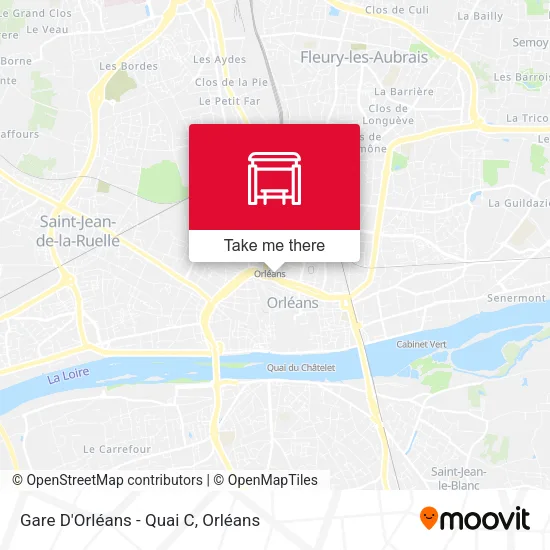 Gare D'Orléans - Quai C map
