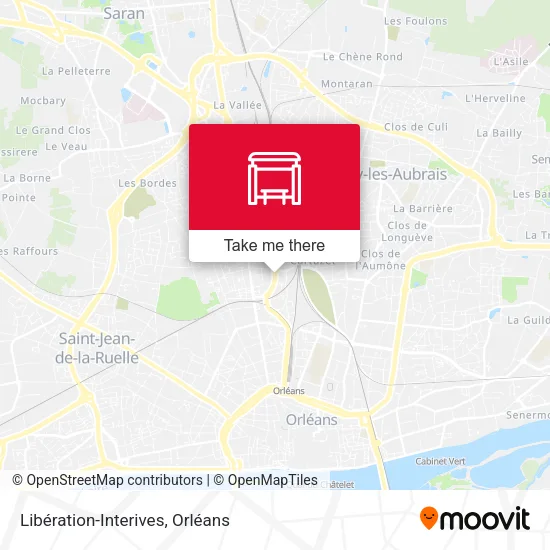 Mapa Libération-Interives