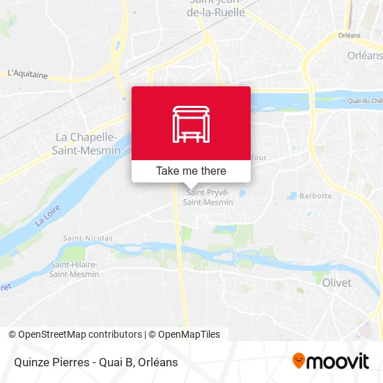 Quinze Pierres - Quai B map