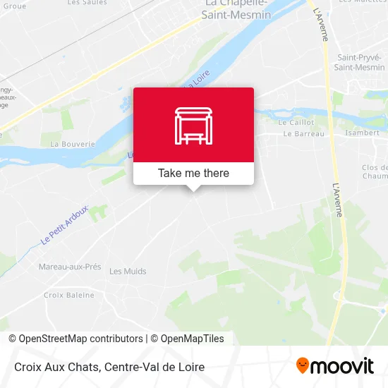 Croix Aux Chats map