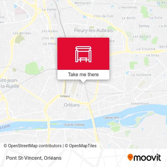 Pont St-Vincent map