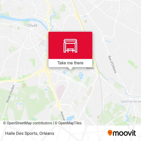 Halle Des Sports map