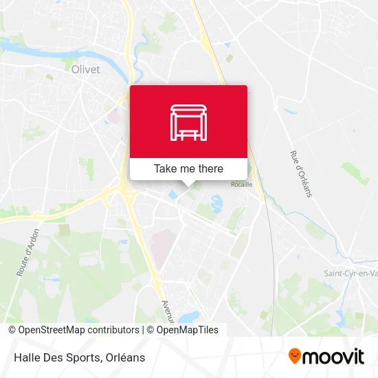 Halle Des Sports map