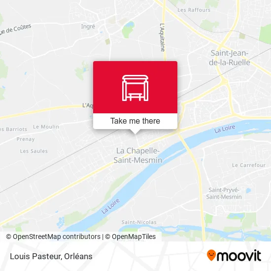 Louis Pasteur map