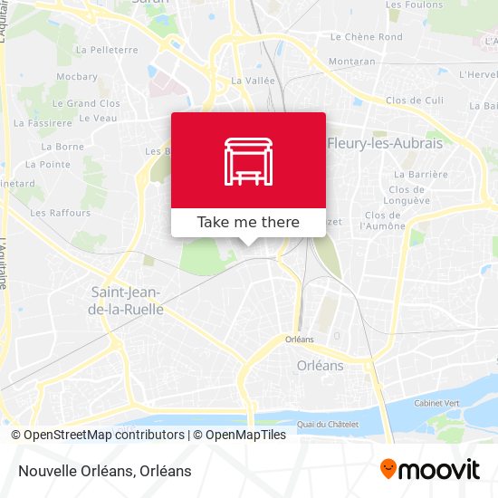 Mapa Nouvelle Orléans