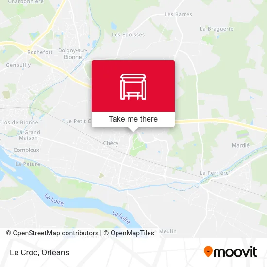 Le Croc map