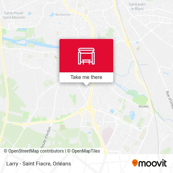 Larry - Saint Fiacre map