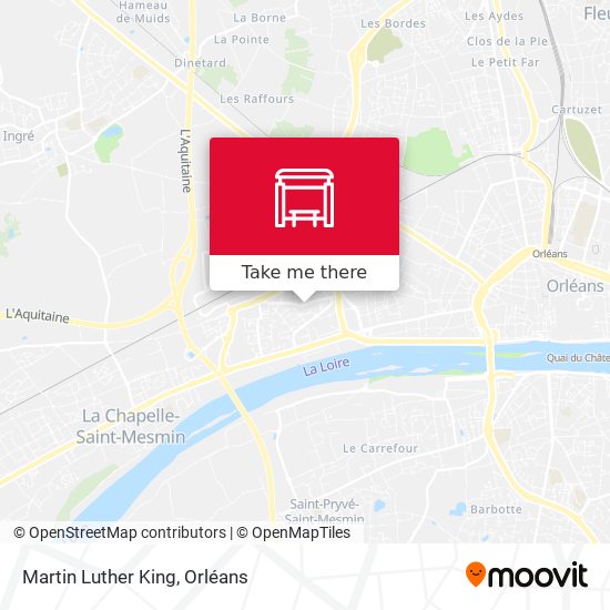 Mapa Martin Luther King