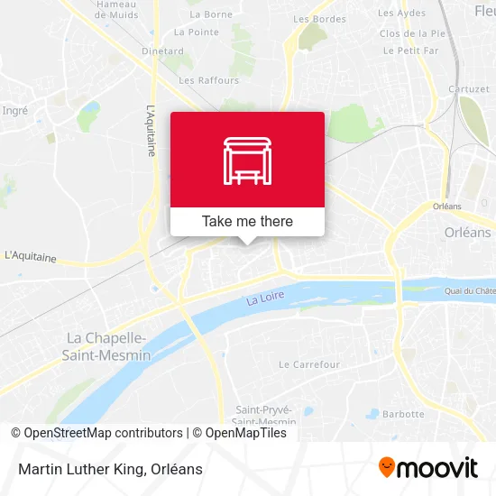 Martin Luther King map