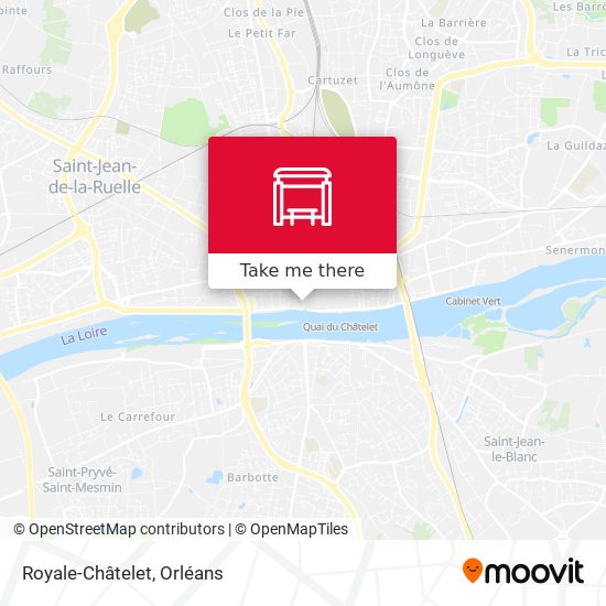 Royale-Châtelet map