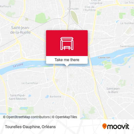 Tourelles-Dauphine map