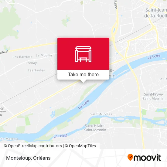 Monteloup map