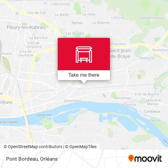 Pont Bordeau map